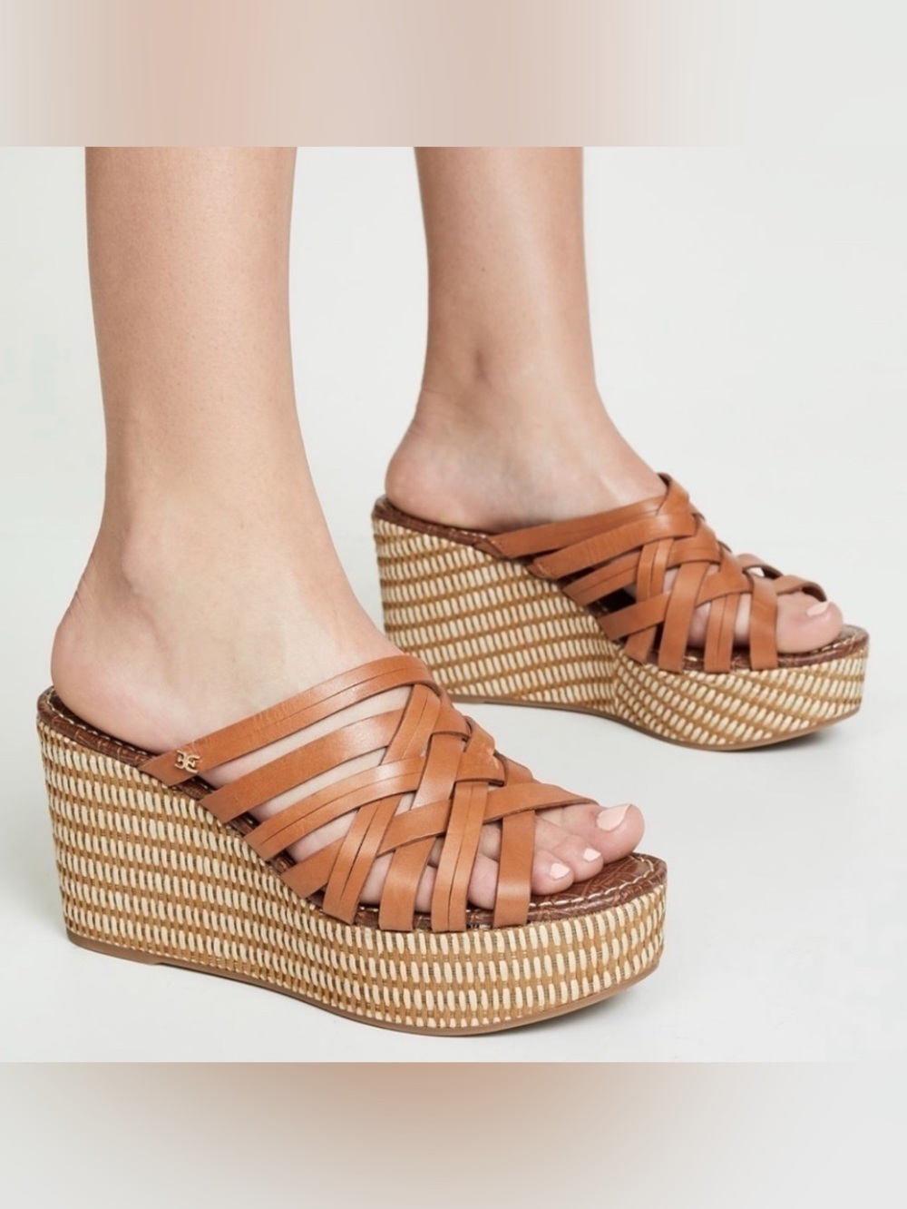 🐊Sam Edelman Devon wedge sandals women’s size 8.5🐊